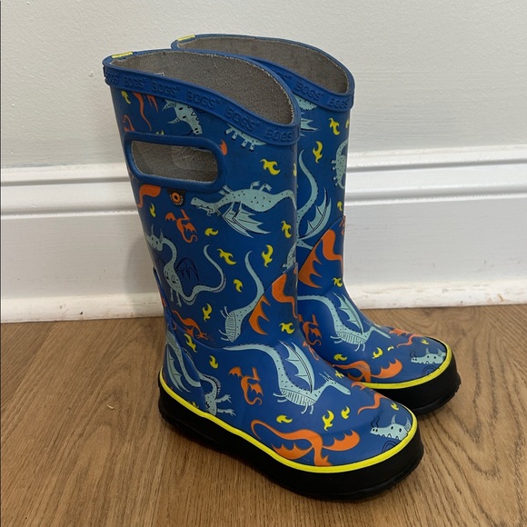 Bogs Other - BOGS YOUTH TODDLER RAIN BOOTS Dragon Print Size 11